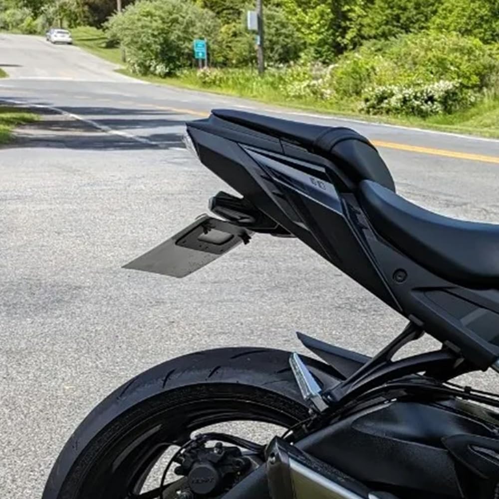 Xitomer Tail Tidy Fender Eliminator for GSX-S 1000/750 (2015-2024), Black Aluminum, Fits Stock License Plate Light, Compatible with OEM Turn Signals