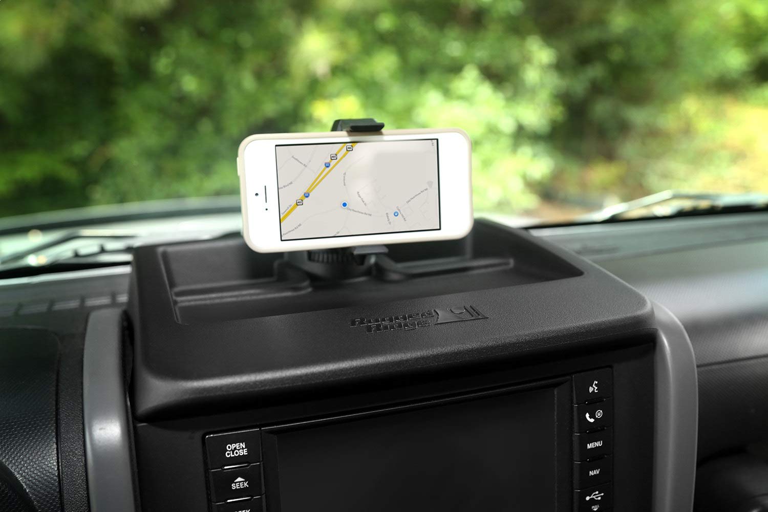 Rugged Ridge | Dash Multi-Mount Phone Kit | 13551.17 | Fits 2007-2010 Jeep Wrangler Jk