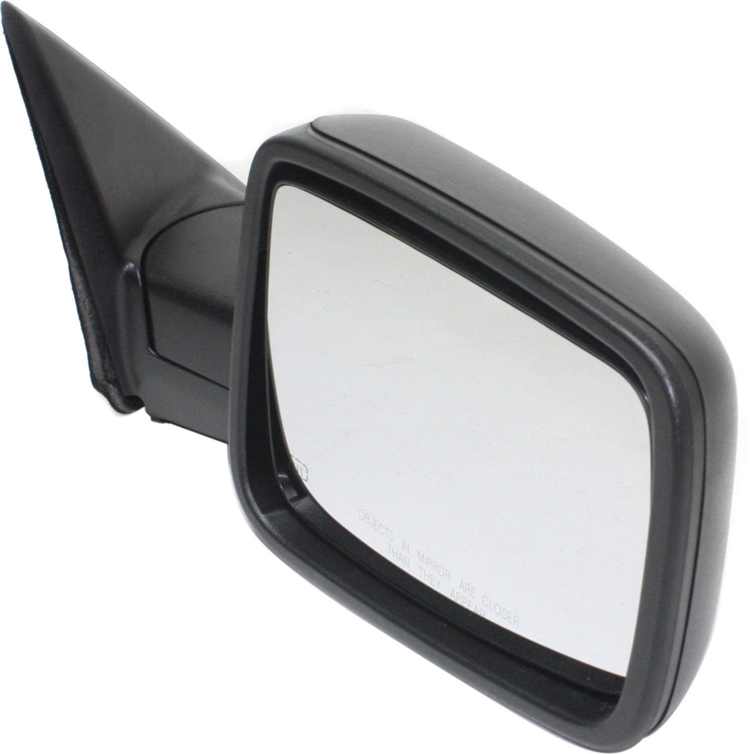 Kool Vue Driver & Passenger Side Power Heated Mirrors For Ram 1500 2014-2018 Manual Fold Without Signal Light & Puddle Lamp Text