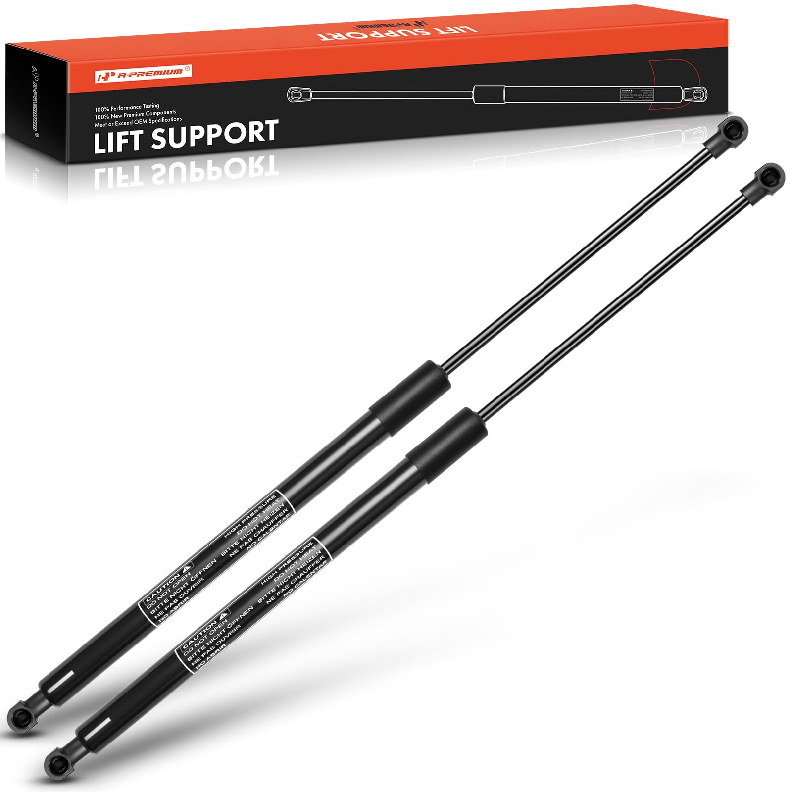 A-Premium Rear Tailgate Lift Supports Shock Struts Compatible With Bmw E93 328I 335I 335Is M3 2007-2013 Convertible 2-Pc Set