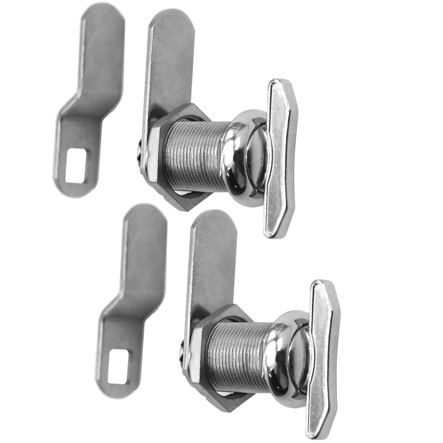 WOOCH 1 Thumb Operated Offset Cam Lock, RV Compartment Latch, Non-Locking Thumb Turn, for RV Compartment Camper Storage Door (