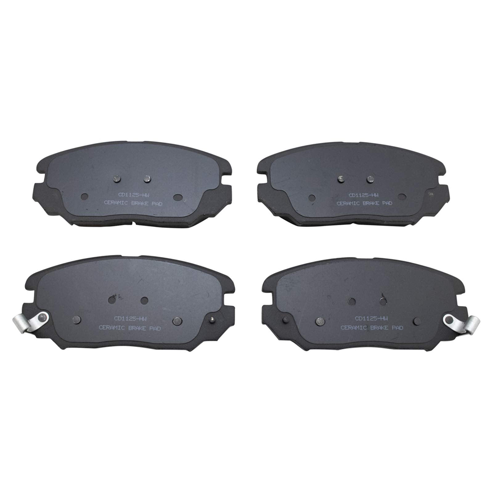 TRQ Front Brake Pads Ceramic Compatible with 2006-2011 Hyundai Azera 2006-2010 Sonata 2007-2009 Kia Amanti