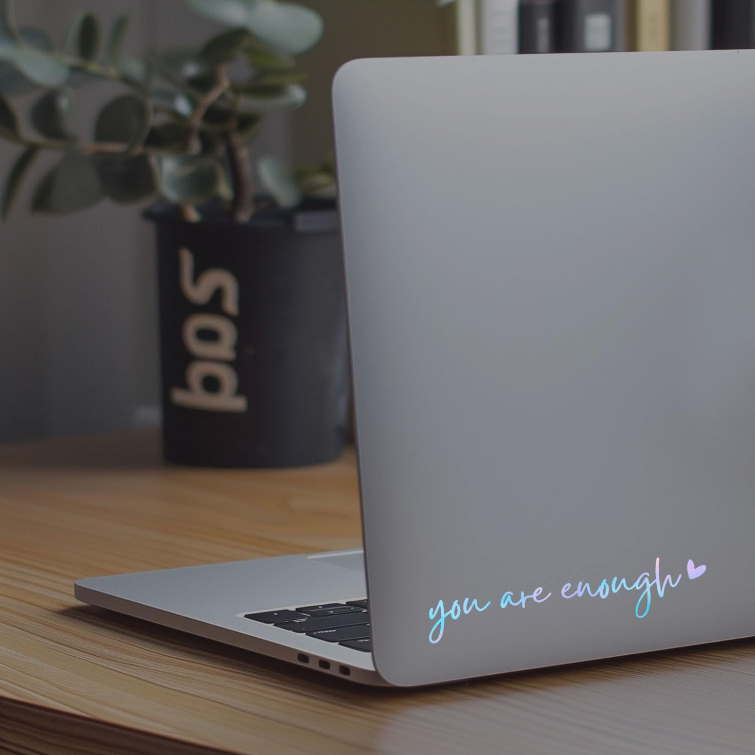2 X You Are Enough Rearview Mirror Decal Water Bottle Stickers Affirmation Reminder Sticker Laptop Bumper Sticker Tumbler Vinyl