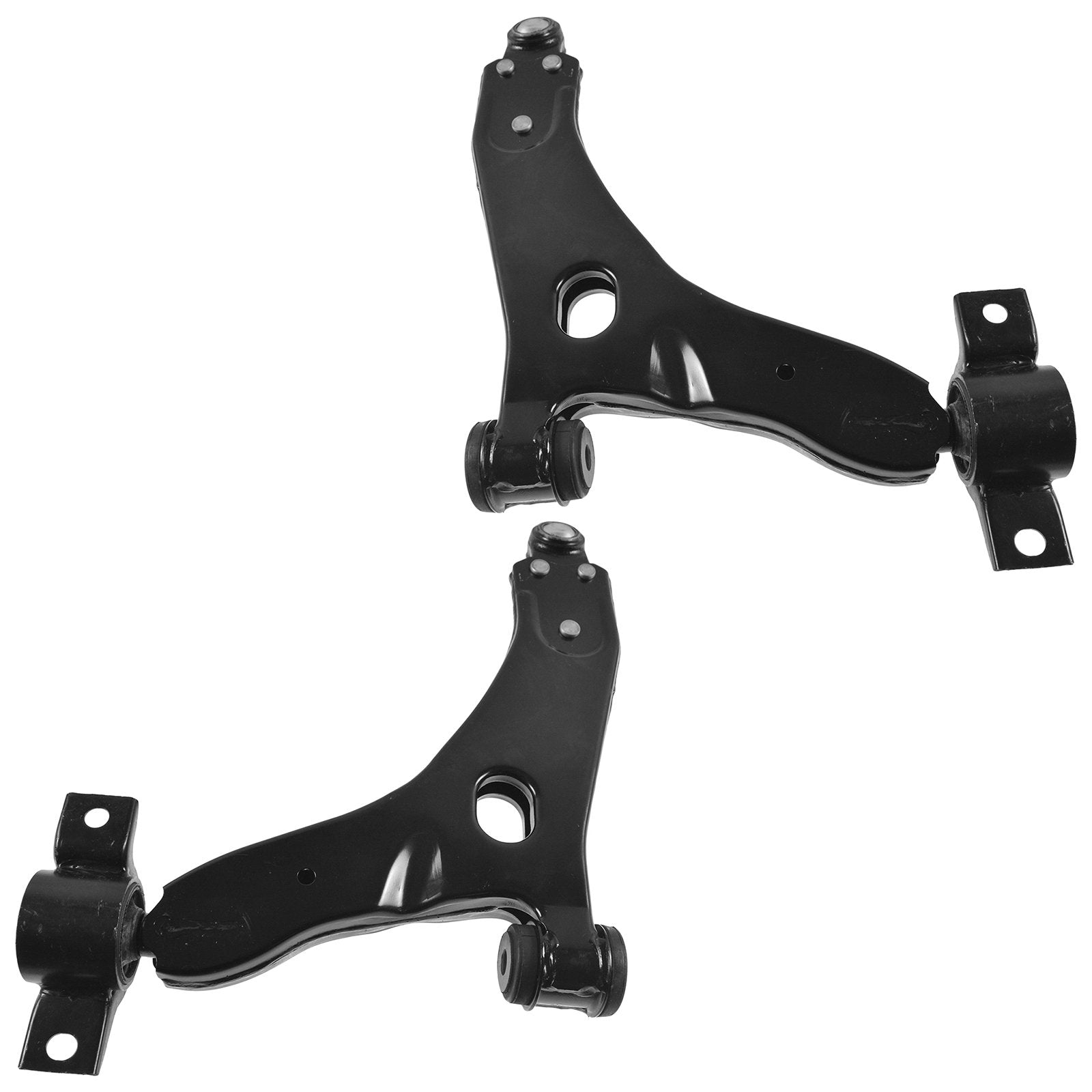 Trq Front Suspension Kit Control Arm With Ball Joint Sway Bar Stabilizer Link Compatible With 2000-2004 Ford Focus