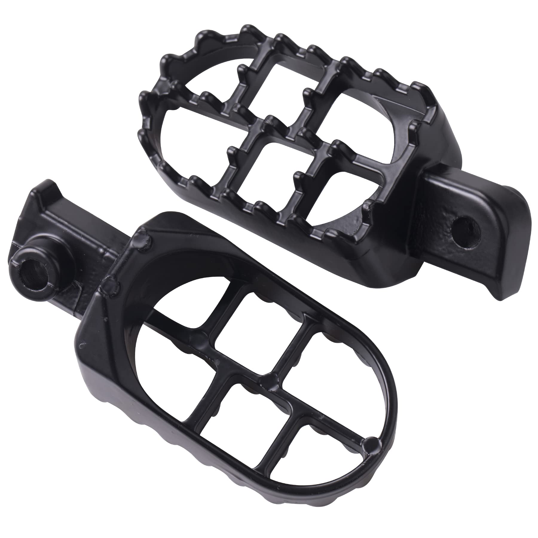 Dirt Bike Foot Pegs, Aluminium Footpegs Pedals Fit for Coleman Baja Taotao PW50 1981-2021 PW80 1983-2006, Pit Dirt Bike Motorcyc