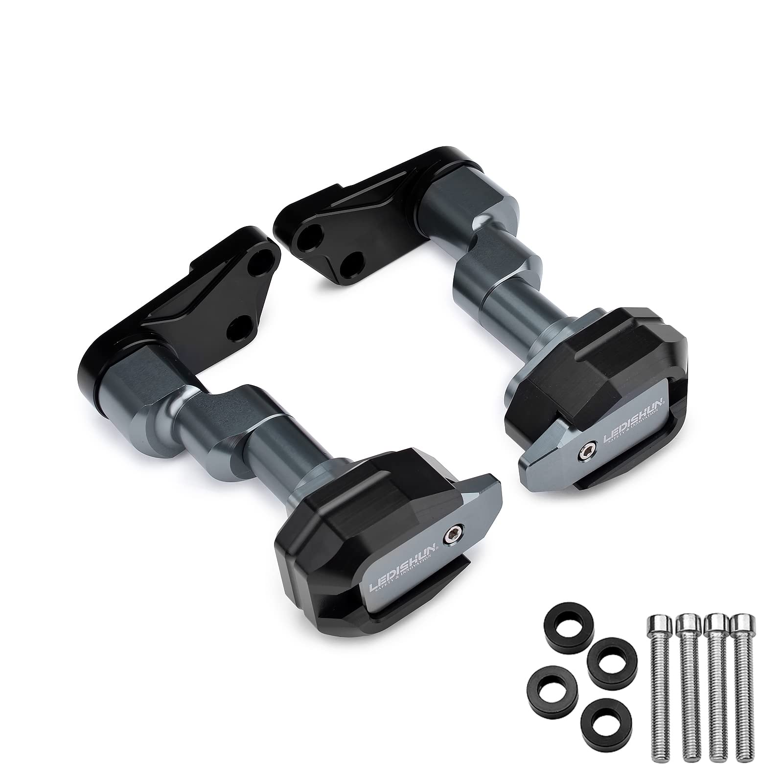 Ledishun Motorcycle Falling Protection Frame Slider Guard Anti (Fit For Cfmoto Vehicle) 300Nk 250Nk 150Nk (Gary,150Nk/250Nk/300Nk)