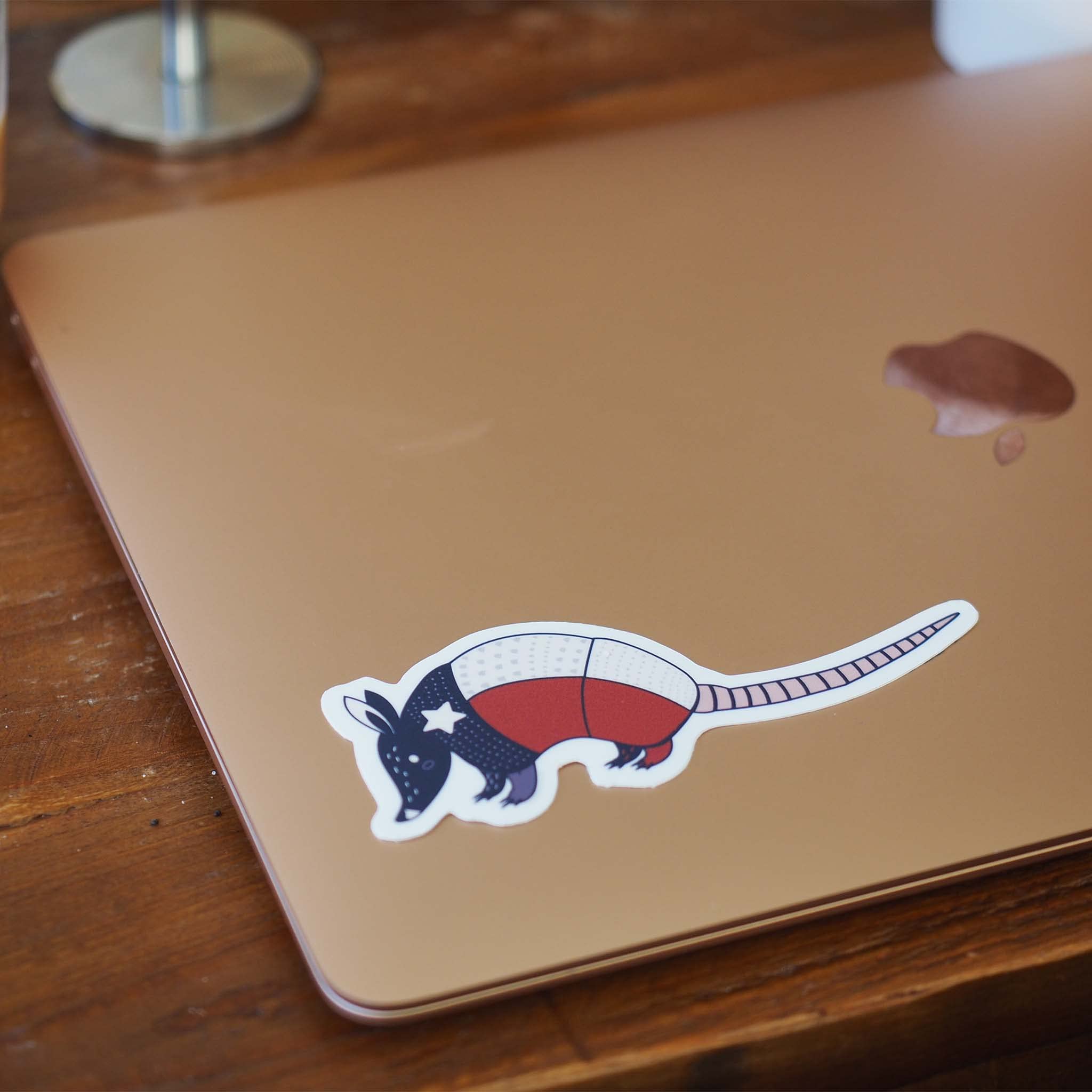 Cute Armadillo Texas Sticker, Lone Star Texas Flag Decal For Hydroflask & Tumbler, El Paso Houston Dallas San Antonio Atx Souven