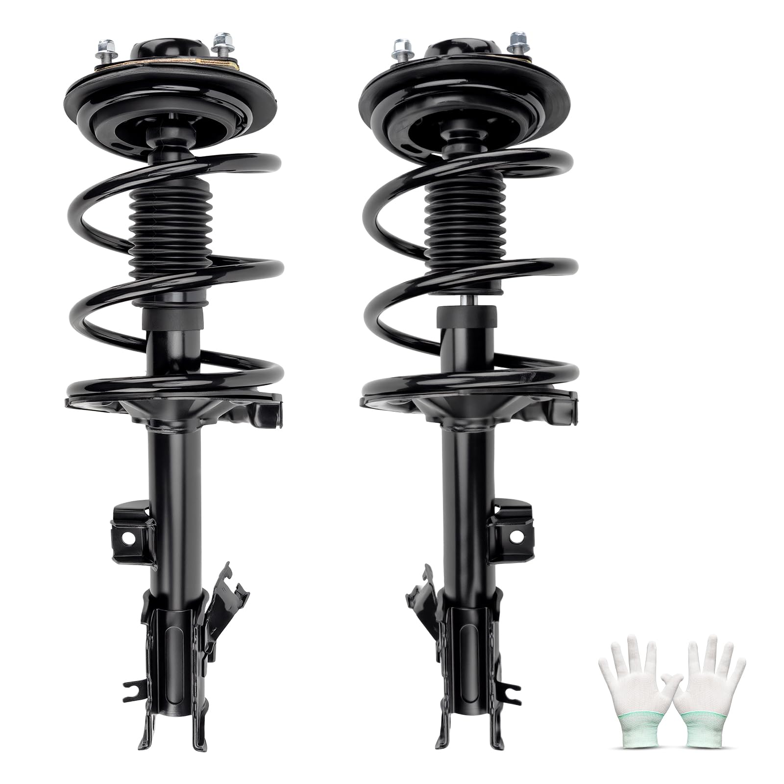 KAX Complete Struts w/Coil Springs Replacement Strut Shocks Assembly 172369,172370 for INFINITI FX35 2003-2008 Front Suspension 