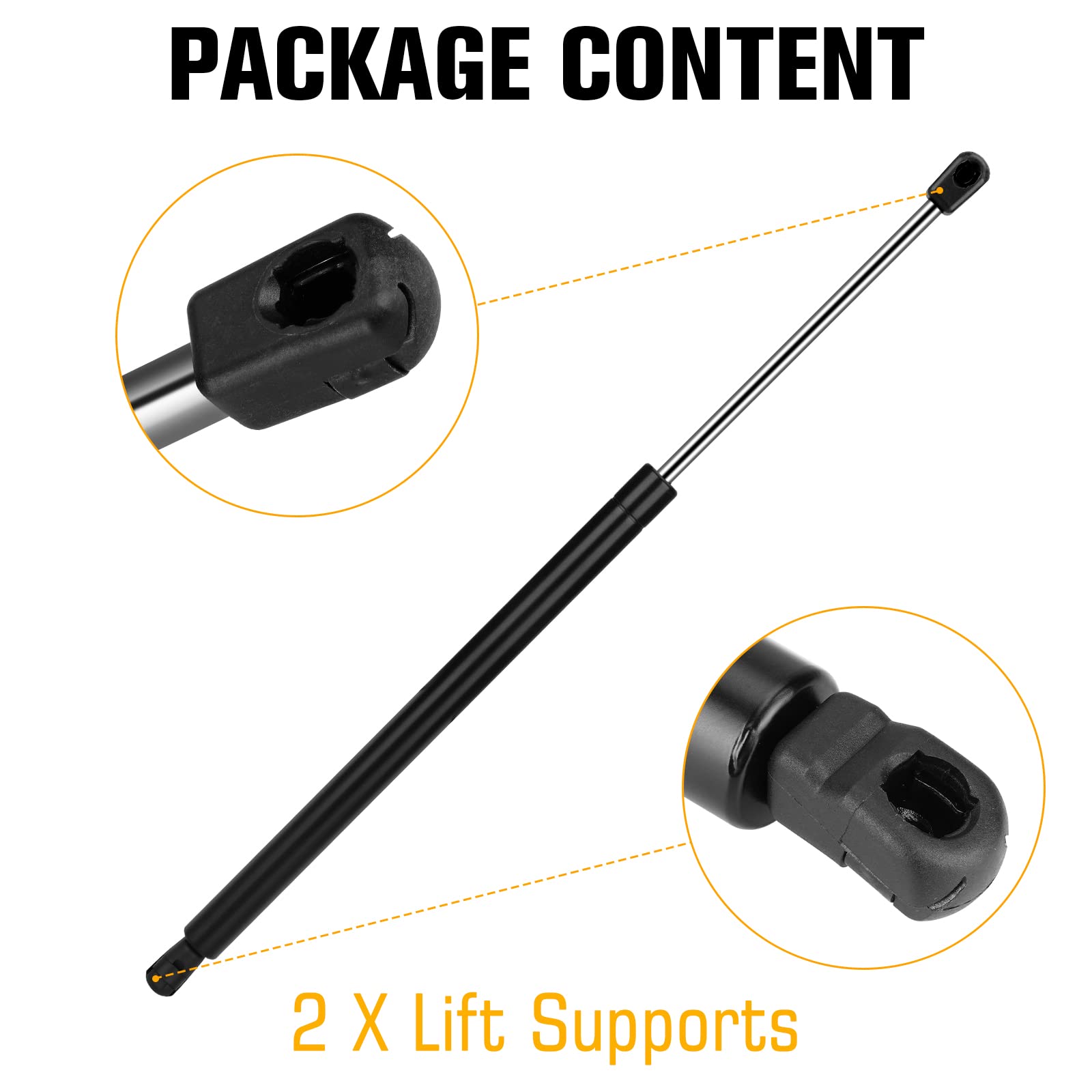 Liftgate Rear Hatch Lift Support For Ford Edge 2007 2008 2009 2010 2011 2012 2013 2014, Tailgate Shocks Sg304084 6120 2Pcs
