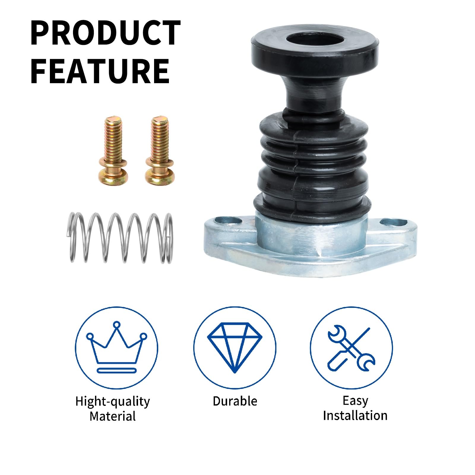 luxlead Carburetor Carb Primer Pump Spring Screw Kit Compatible with Honda ATV TRX300 TRX350 TRX400 TRX450 TRX500 TRX650 Rancher