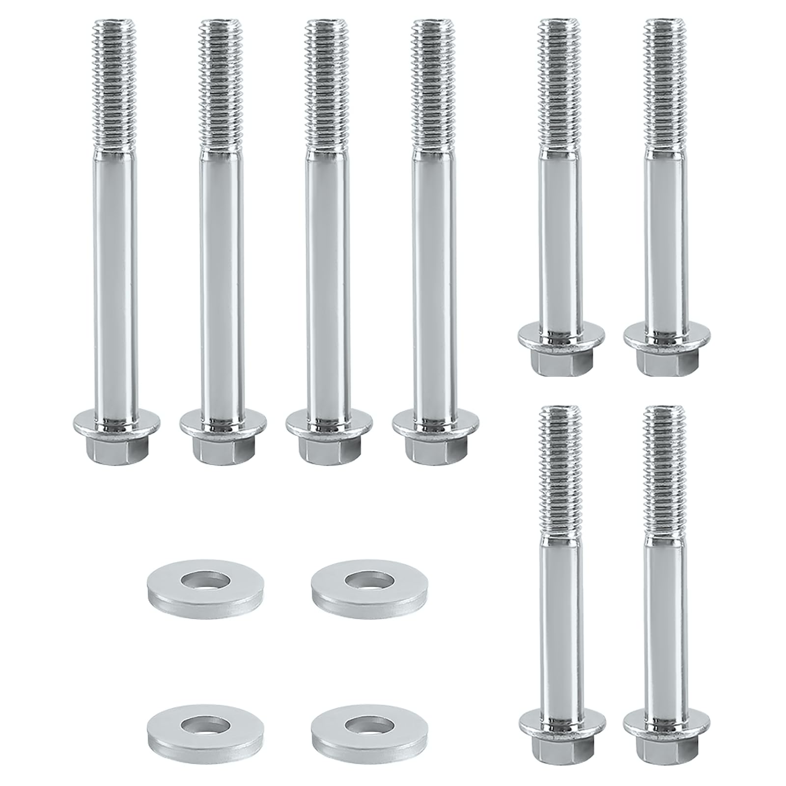 12 PCS LS Engine Stand Bolt Kit Endxedo M10-1.5 Engine Stand Bolt Flange Kit for LSX LS LS1 4.8L 5.3L 6.0L 6.2L LR4 LQ4 LS6 LQ9 