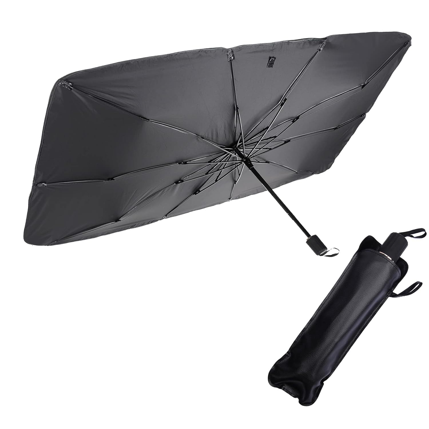 Auto Addict Car Sunshade Windshield Cover, Umbrella Windshield Sun Shade for Car Front Window,Sun Protection & Heat Insulation F