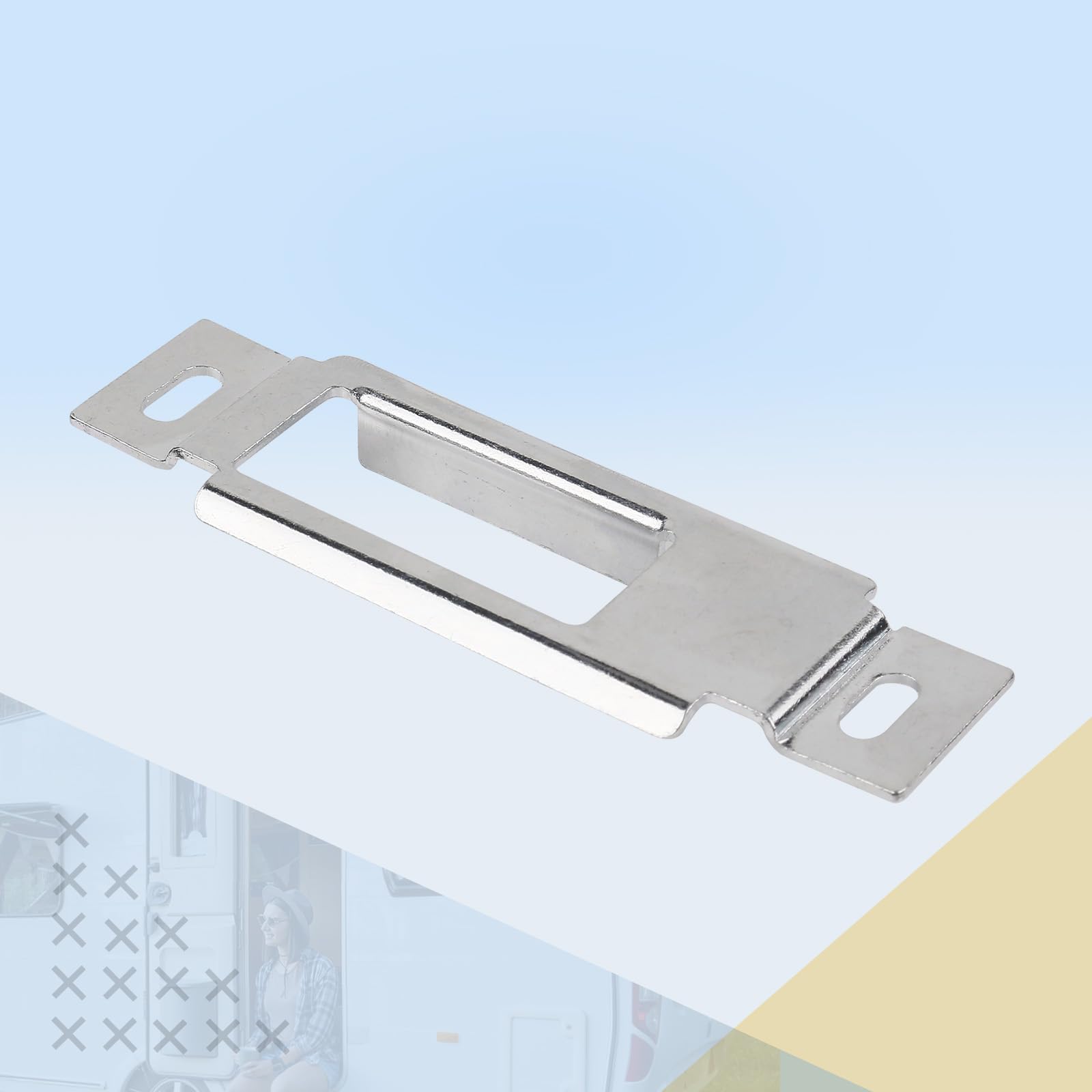 EAORBD RV Baggage Door Strike Plate, 314301 RV Door Latch Plate RV Luggage Door for Rv Door Latch Strike Plate, for 5Th Wheels,