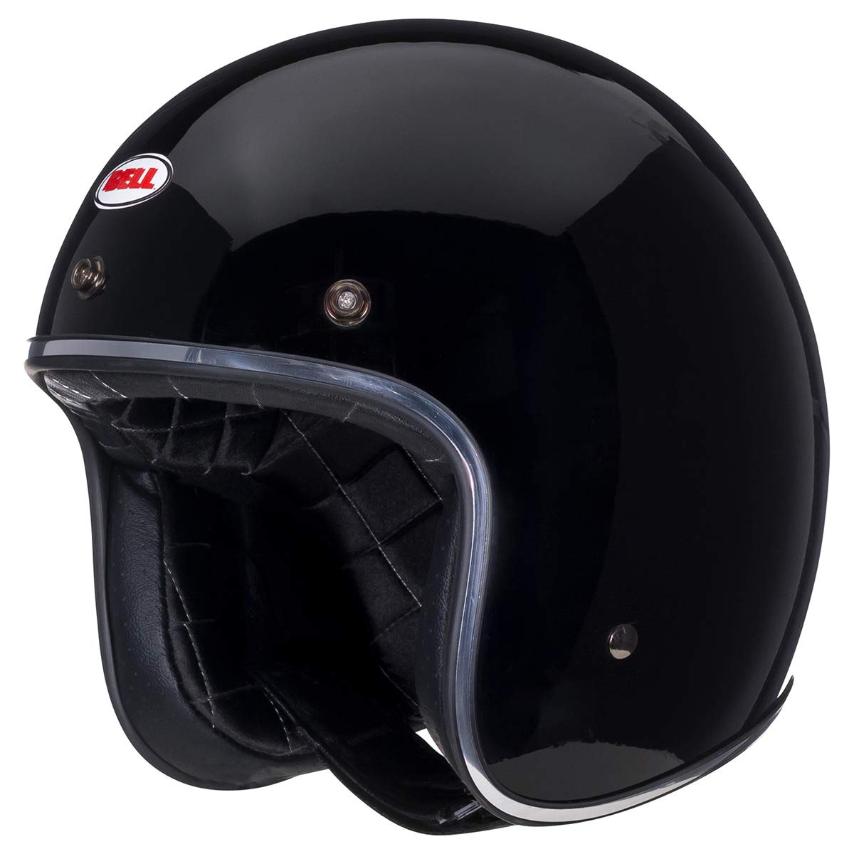 Bell Custom 500 Open-Face Motorcycle Helmet (Gloss Black - Large)
