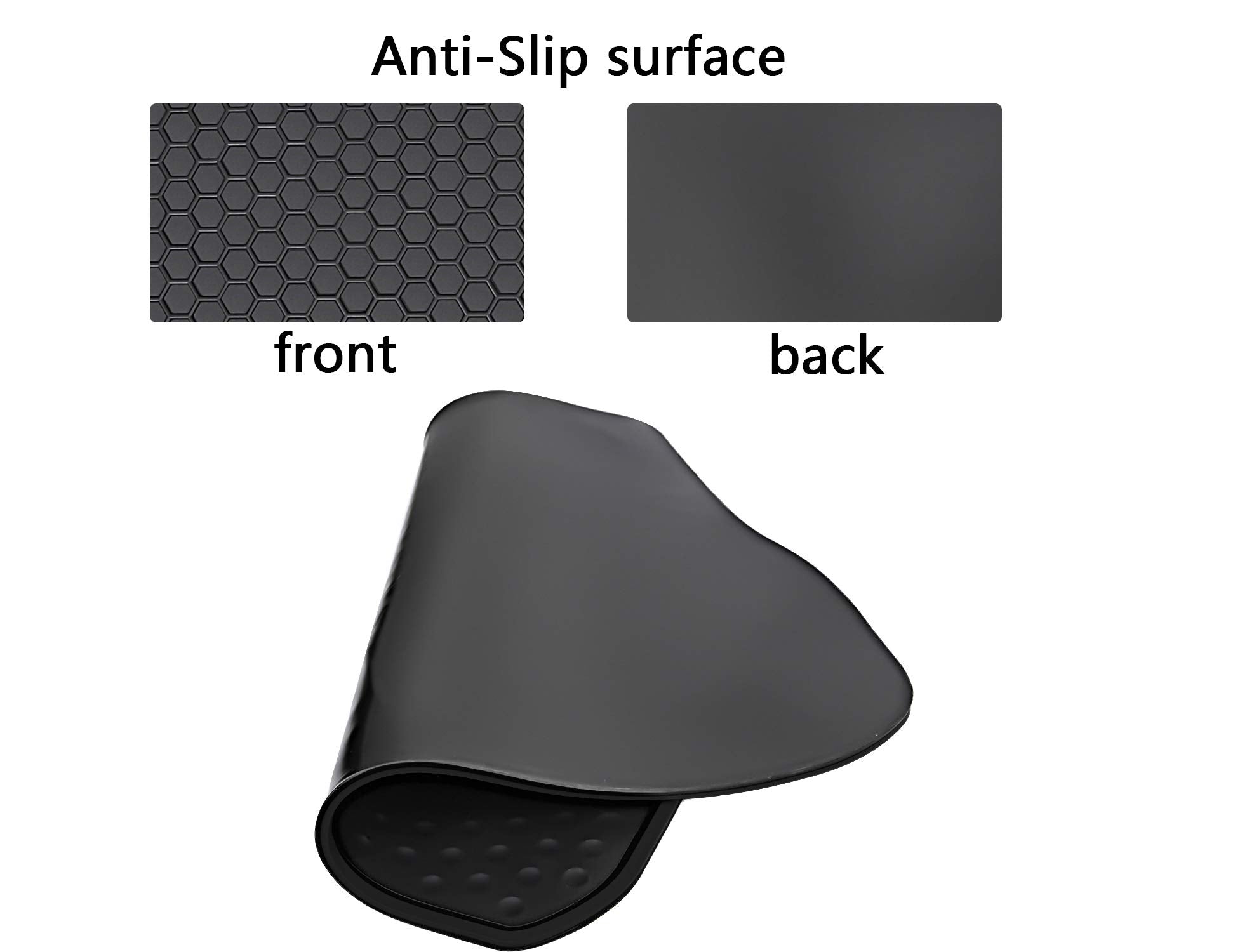 Hd-Mart Car Floor Mat For Honda Civic 9Th Generation 2012 2013 2014 2015, Custom Fit Rubber Full Black Auto Floor Liners Mat All