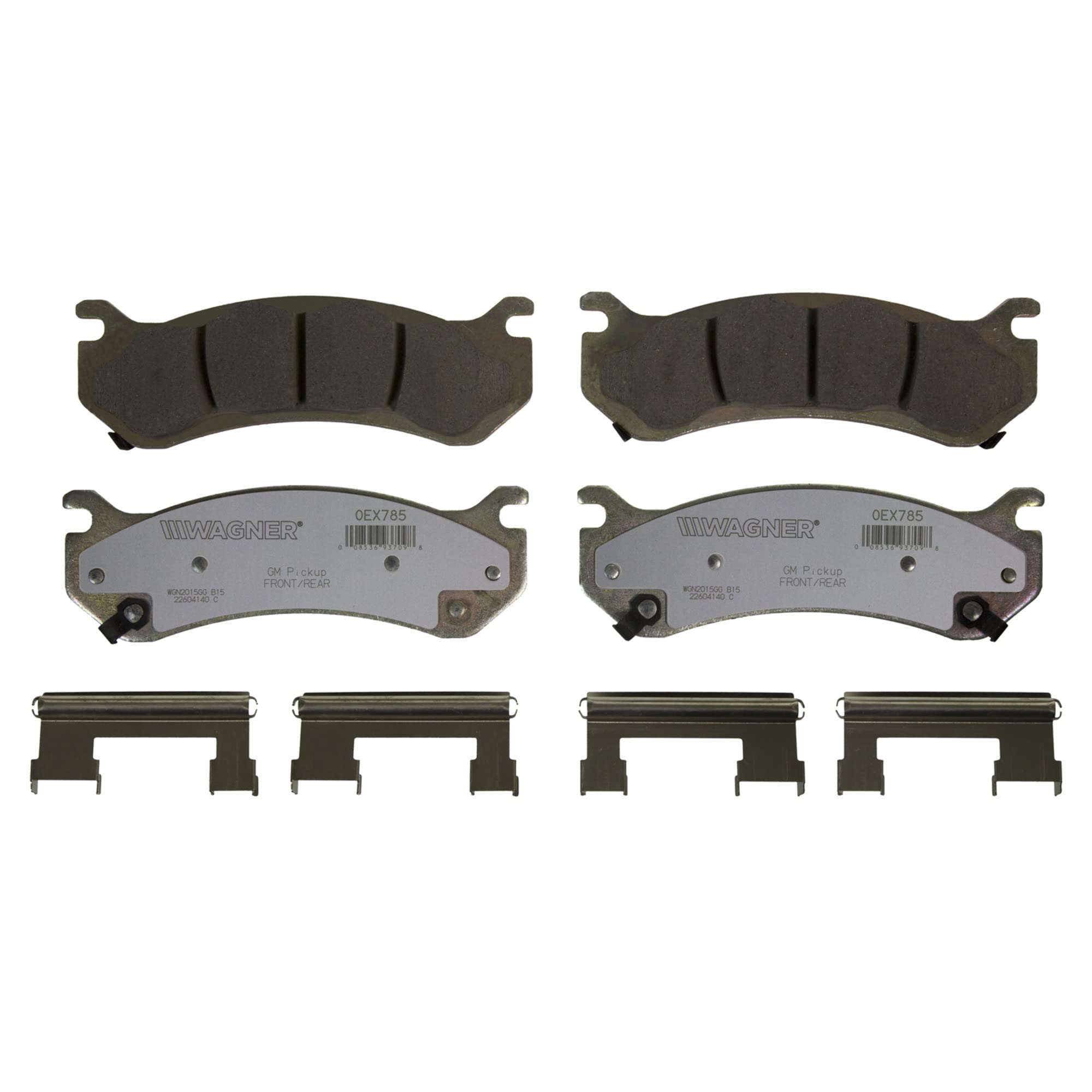 Wagner Brake Oex Oex785 Disc Brake Pad Set Premium Ceramic
