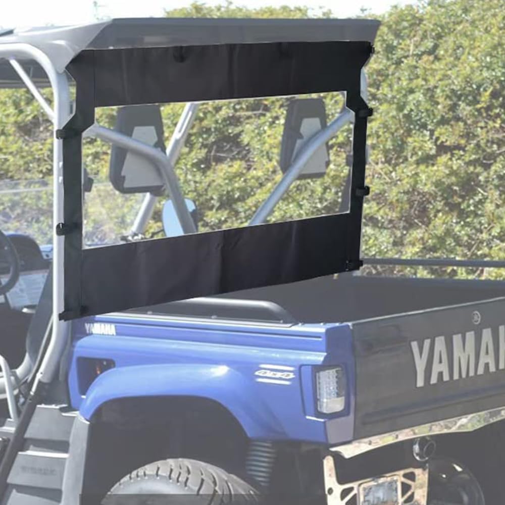 Rhino Utv Soft Rear Windshield, Chikia Back Window Replacement For Yamaha Rhino 450 660 700