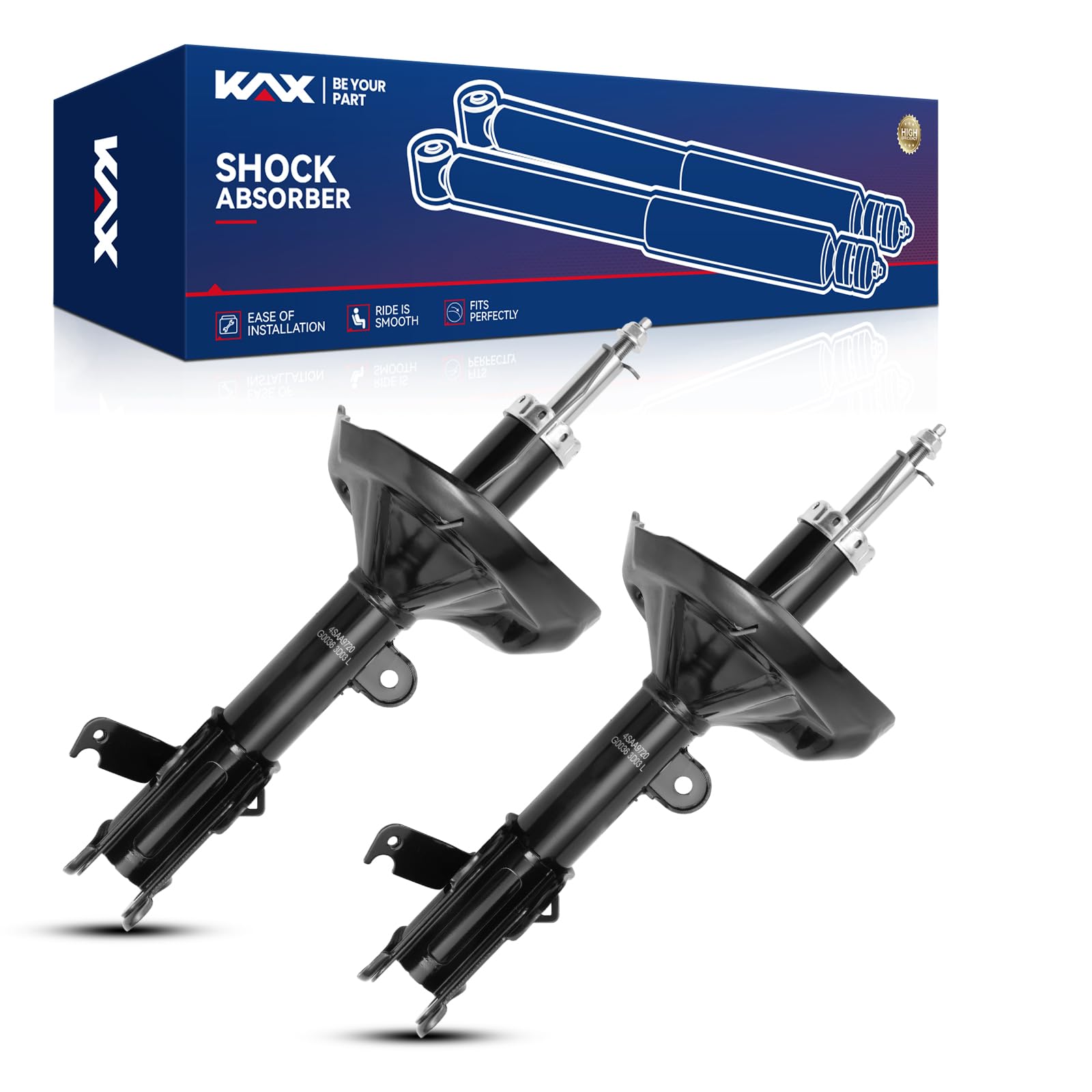 KAX Front Quick Struts for Honda Odyssey 2005 2006 2007 Front Shocks Complete Struts Assembly Set of 2, Replace 72536 72537