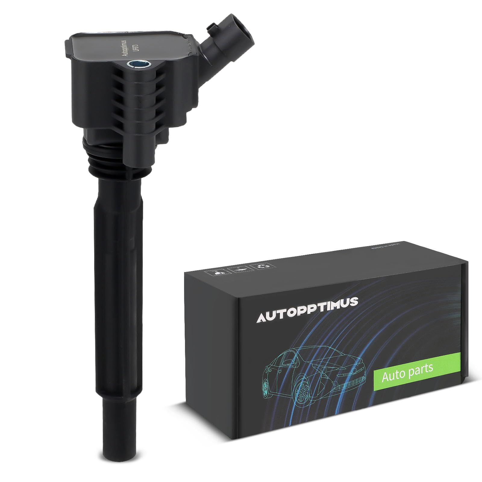 Autopptimus UF673 68081914AC Ignition Coil, Compatible with Dodge Dart 2013-2016 Fiat 500 2012-2017 - 1.4L L4 Replaces C1828 680