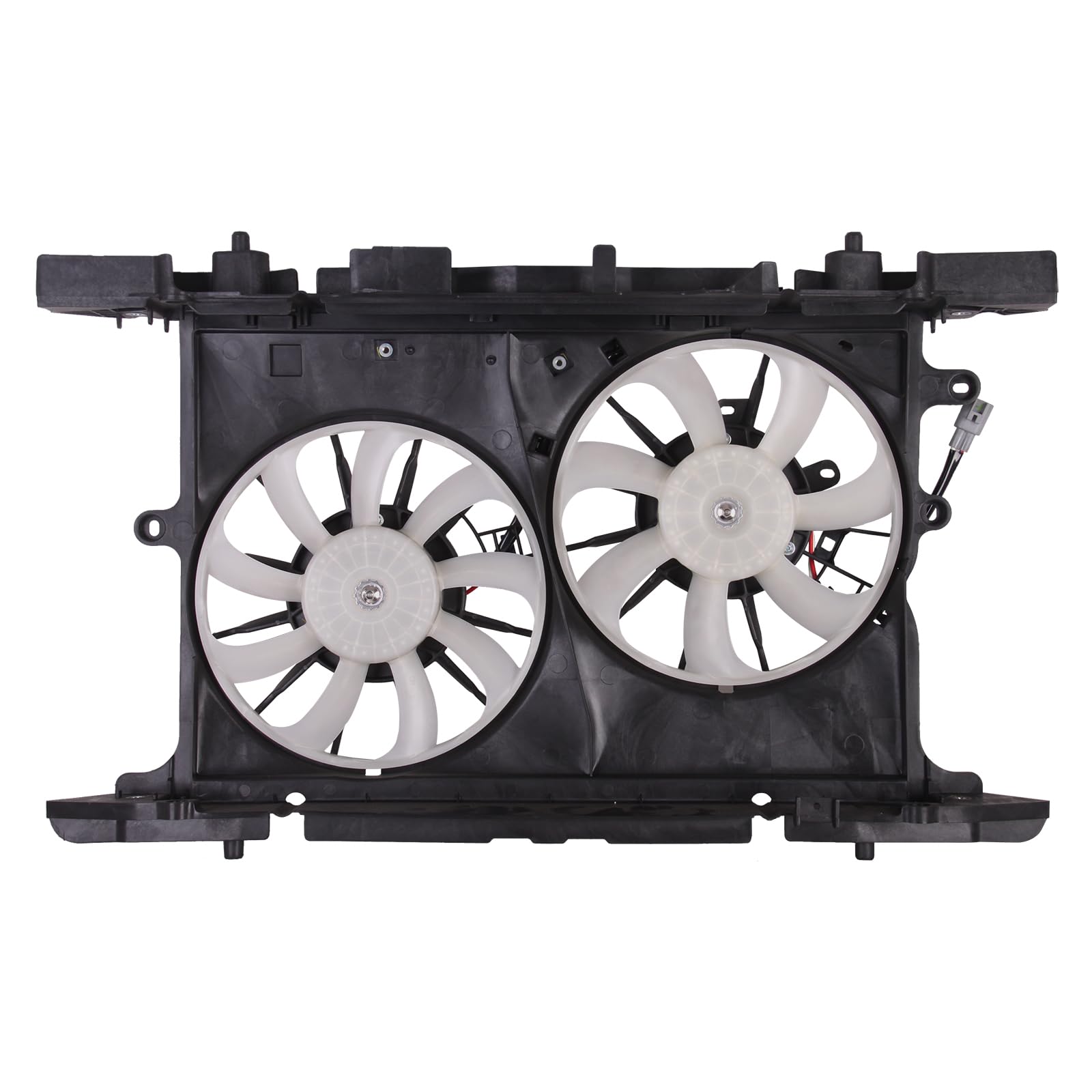 TYG Upgraded Cooling Fan Assembly for 2008-2015 Toyota Scion XB W/Shroud Upper | Racing-Level OE Replacement Engine Radiator for