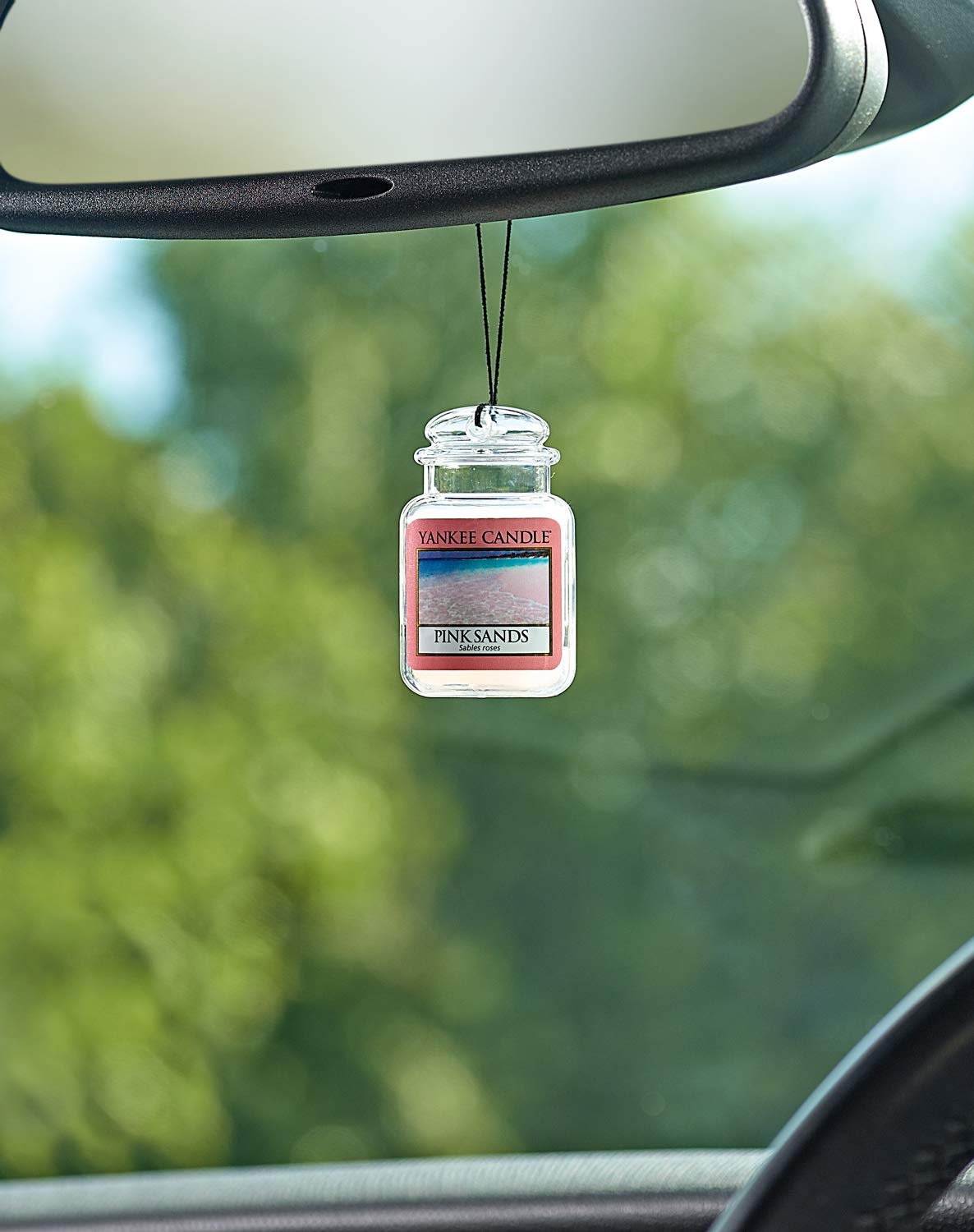 Yankee Candle Car Jar Air Freshener, Dried Lavender and Oak, Farmers Market Collection