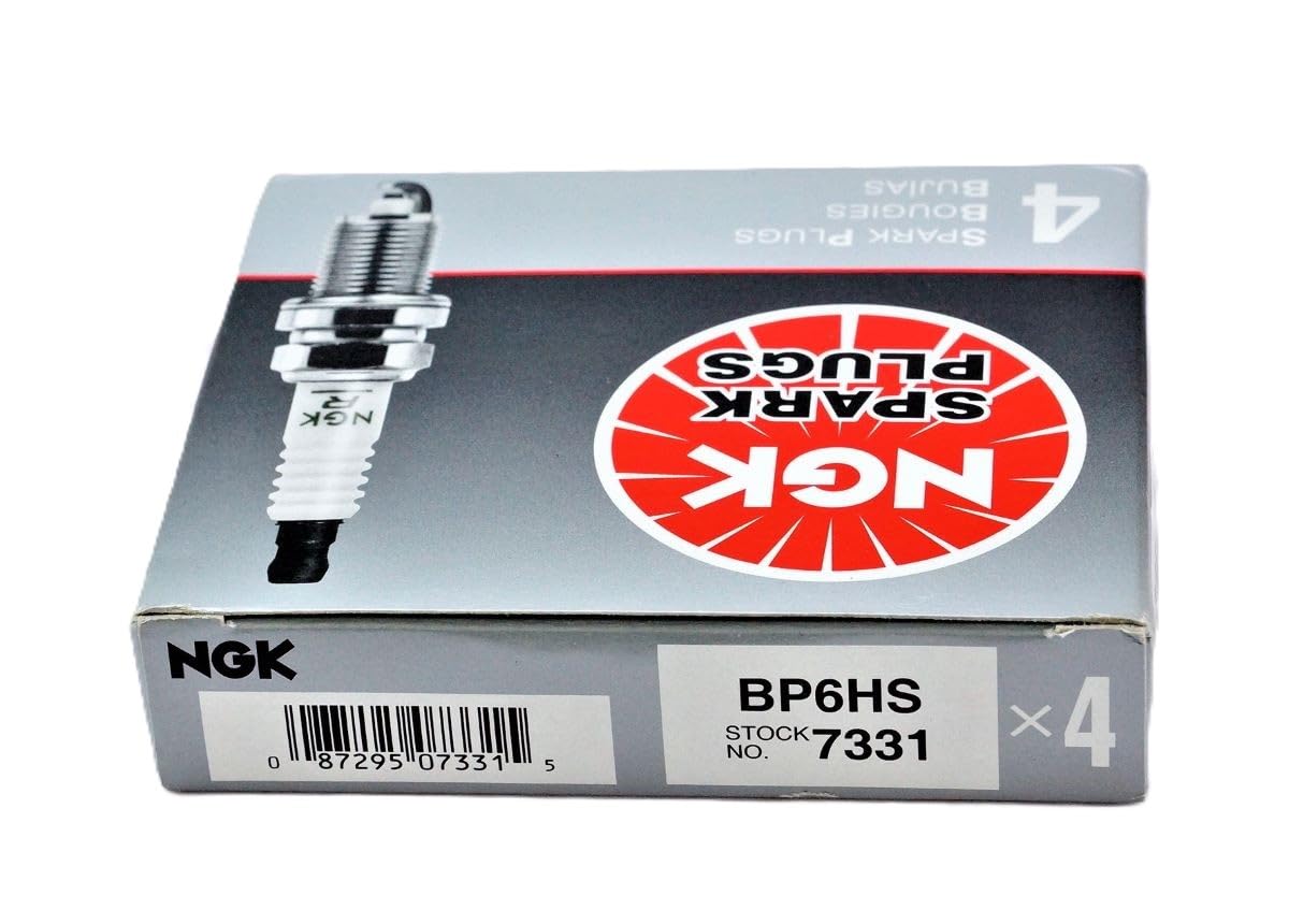 NGK 7331 BP6HS Spark Plugs (4 Pack)
