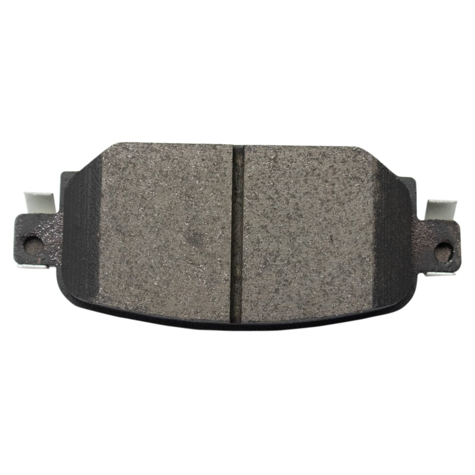 Trq Rear Posi Ceramic Disc Brake Pad & Coated Rotor Kit Compatible With Mazda 3 Cx-3