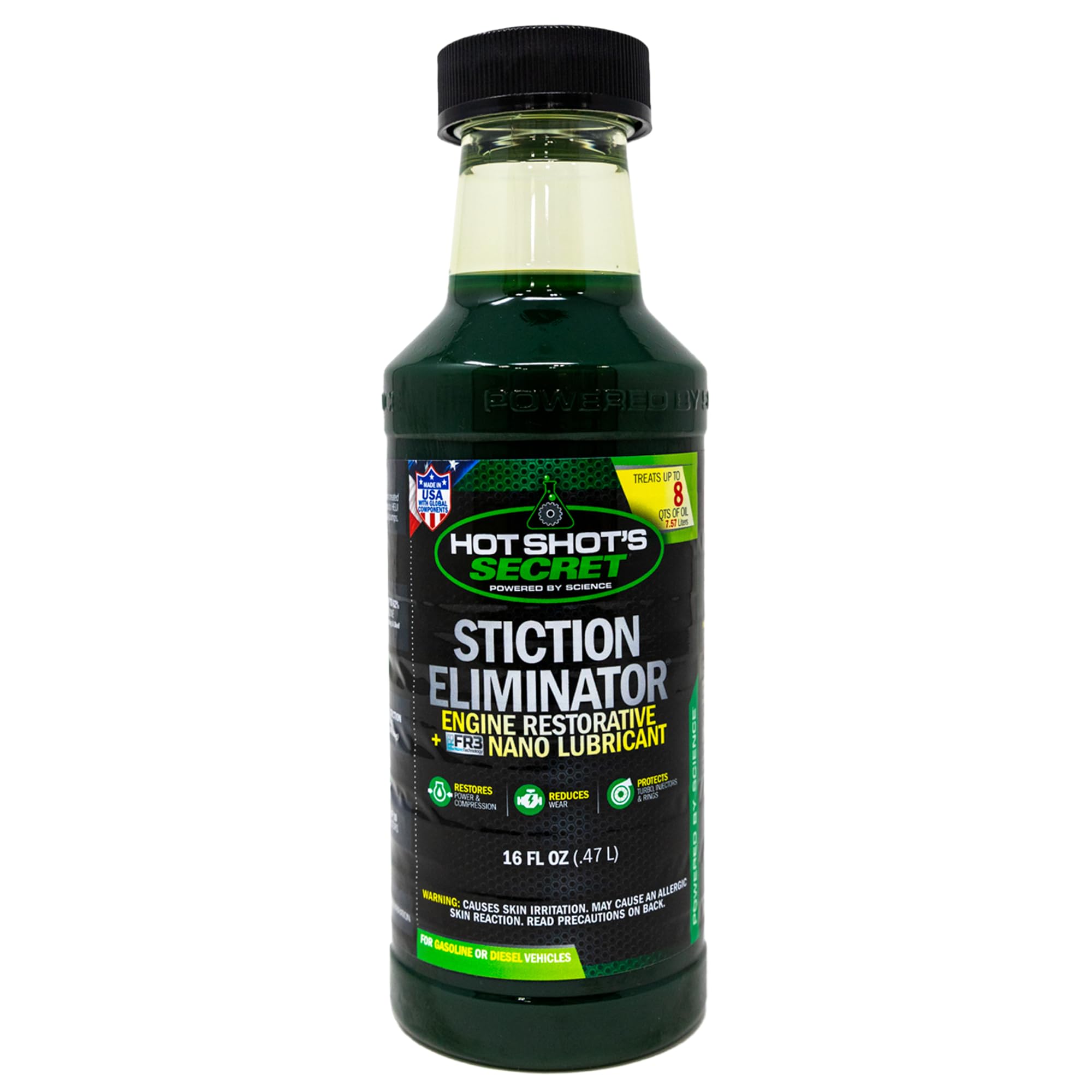 Hot Shot'S Secret Hss16Z Stiction Eliminator, 16 Fl. Oz, Green