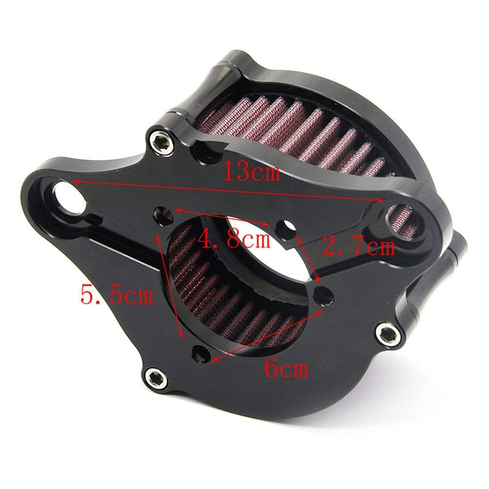 Air Cleaner Intake Filter System Kit For Harley Davidson Sportster XL883 XL883N XL883R XL883P XL1200 XL1200L XL1200X Iron 883 Fo