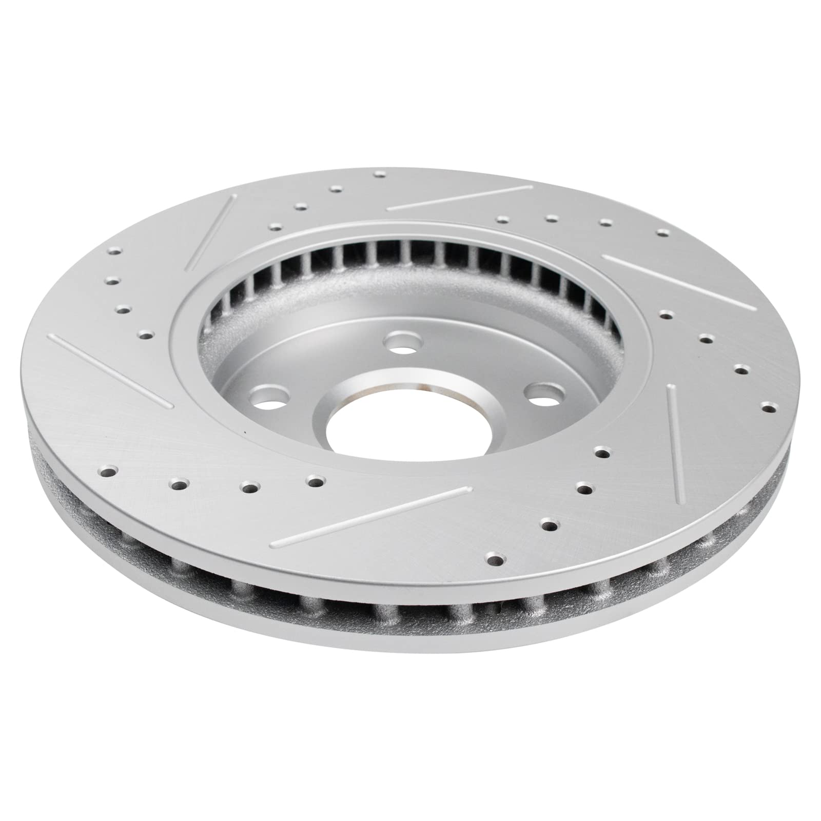 Trq Front Performance Brake Rotors Set Premium G-Coated Compatible With 2012-2016 Buick Lacrosse 2011-2017 Regal 2013-2016 Chevr