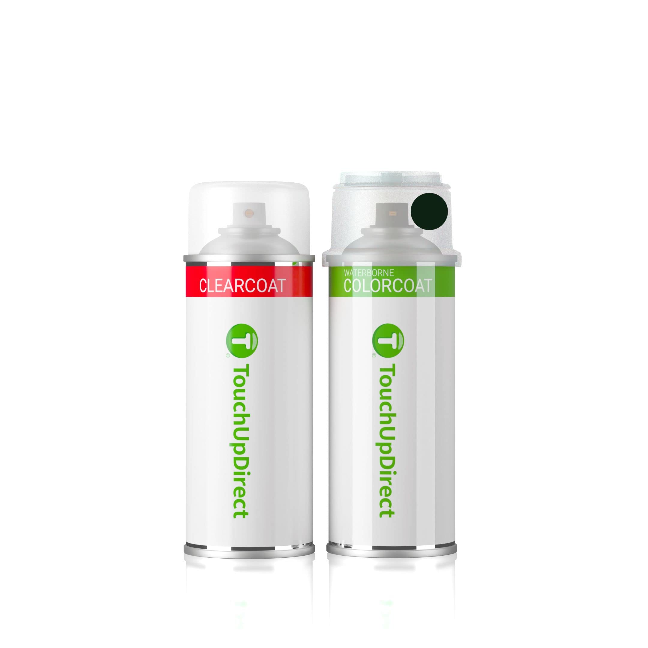 TouchUpDirect UA/UD Black Ebony Compatible with Ford Exact Match Touch Up Paint Aerosol - Essential Kit