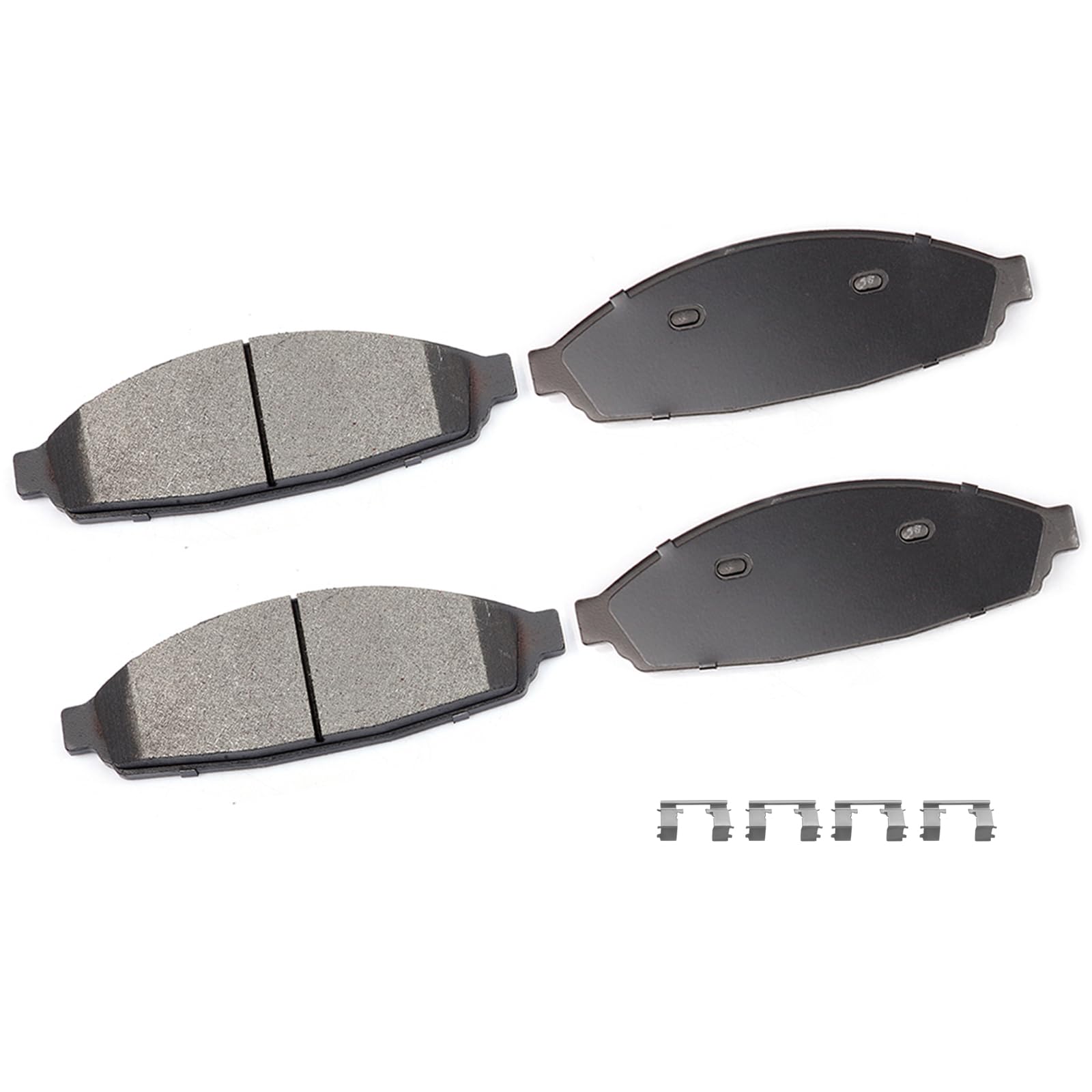 Cciyu D931 Professional Ceramic Disc Front Pads Set Fit For 2003-2011 For Ford Crown Victoria,2003-2011 For Lincoln Town Car,200