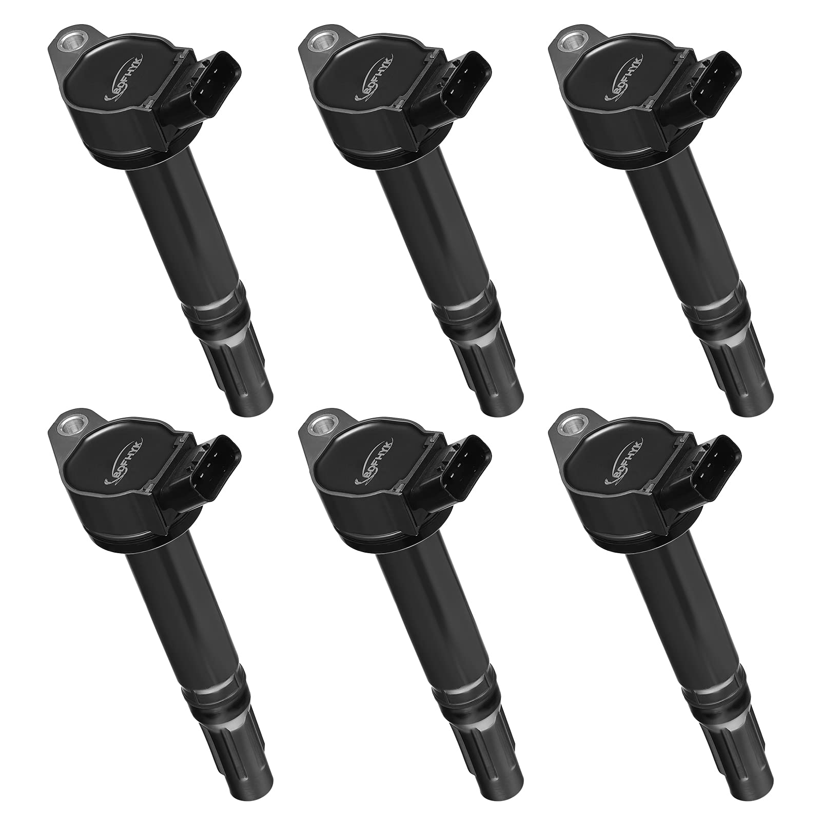 BDFHYK Ignition Coils Pack Set of 6 Compatible with Toyota 4Runner Avalon Camry Sienna Lexus ES350 GS300 GS350 V6 2.5L 3.0L 3.5L