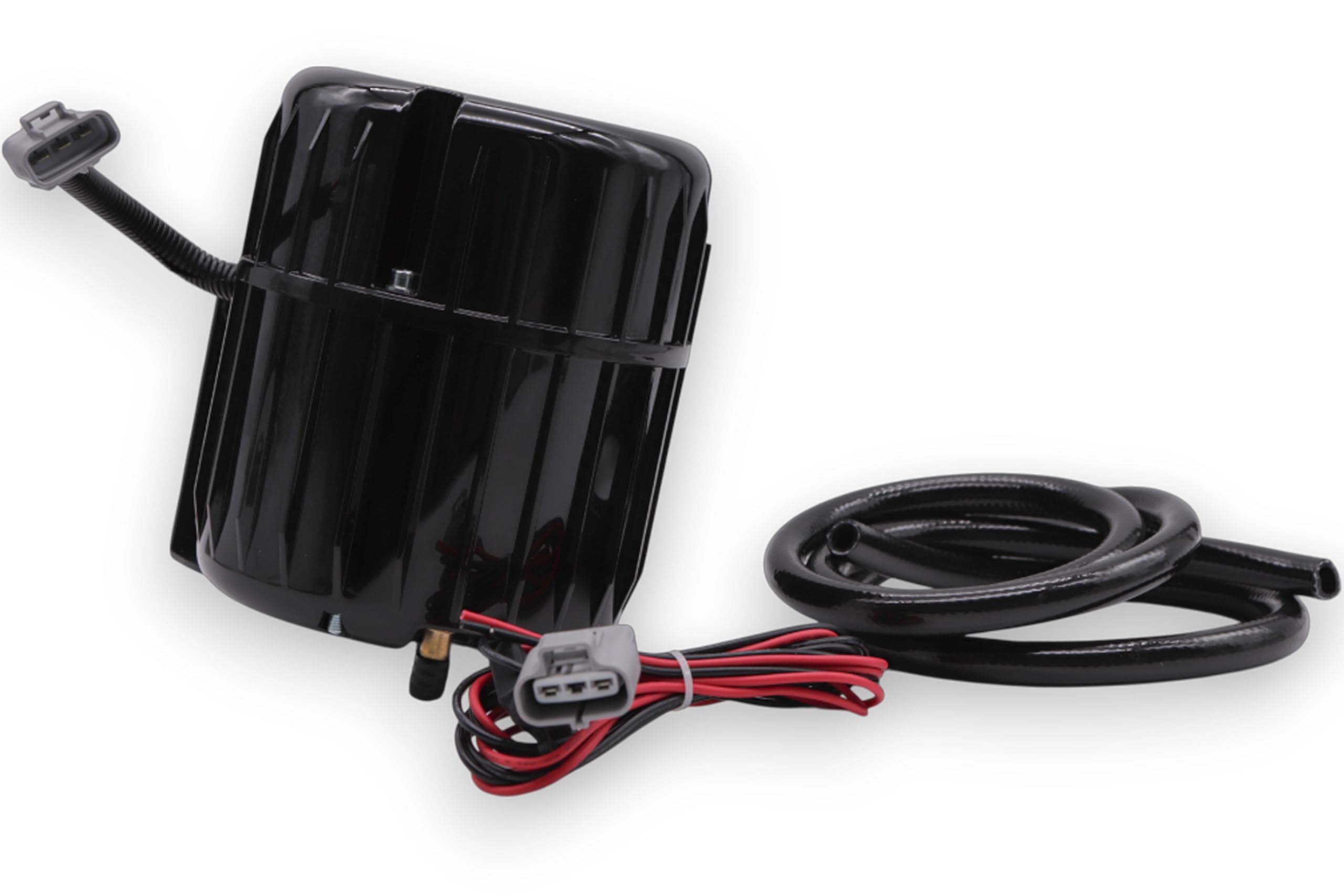 Granatelli Motorsports 410101 12-Volt Vacuum Brake Booster Lift Pump - Rotary Vein - Complete W/Black Enclosure