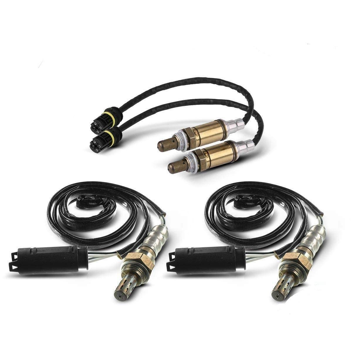 Set of 4 Upstream & Downstream O2 Oxygen Sensor Replacement for BMW X3 X5 Z3 Z4 323i 325i 328i 330i 525i 528i 530i