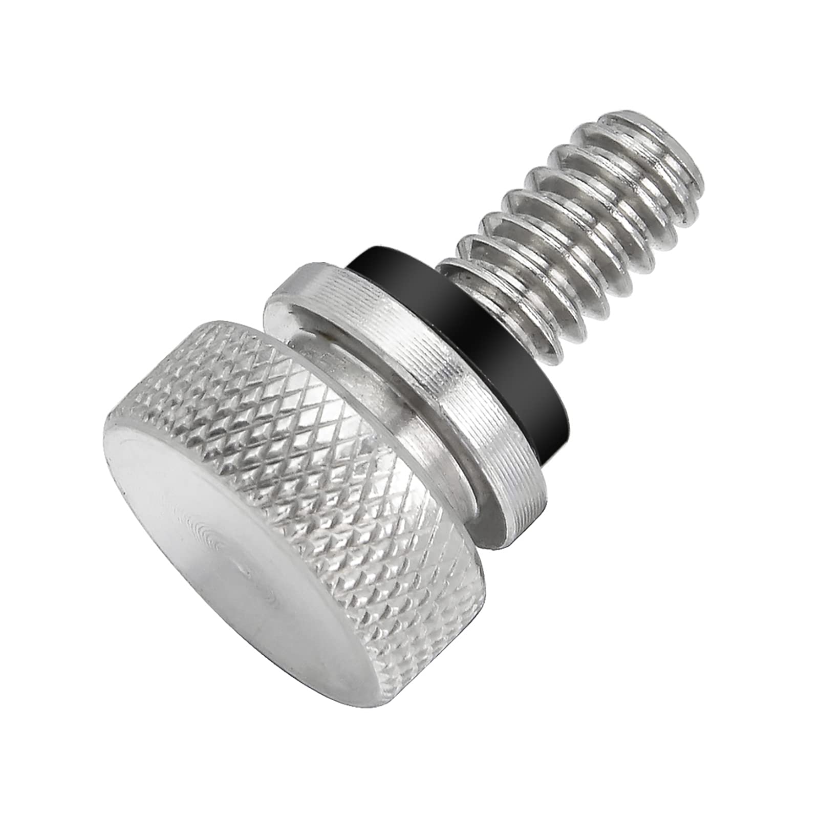 Amazicha Stainless Steel Seat Bolt Rear Seat Screw Quick Mount 14-20 Thread compatible for Harley Sportster Softail Touring Dyna