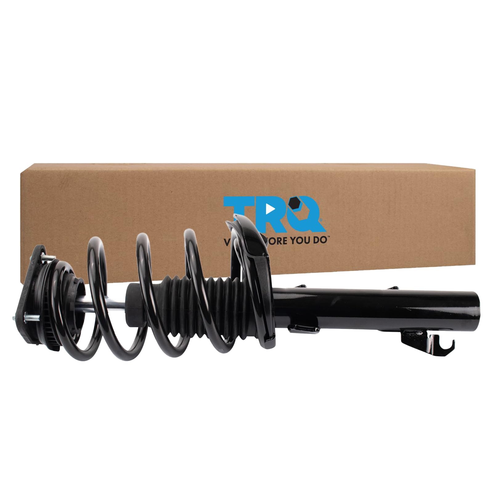Trq Front Right Complete Strut & Coil Spring Assembly Passenger Side Compatible With 2008-2013 Volvo C30 C70 2004-2010 S40 2005-