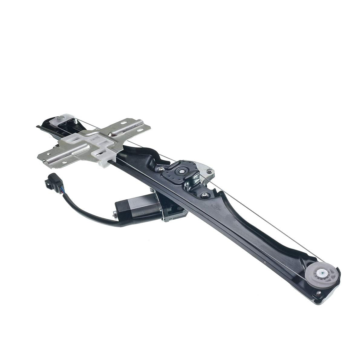 YHTAUTO Front Driver Side Power Window Regulator With 2-Pin Motor Assembly for Chevy Traverse 2009-2012 & GMC Acadia 2007-2012 &