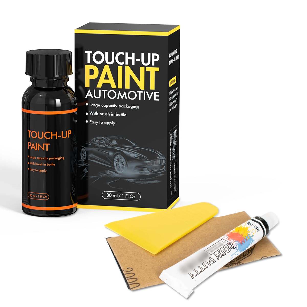 XTryfun Touch Up Paint Kit for Chevy, 1 Fl Oz, Radiant Red Tricoat GNT/WA170H, Quick Scratch Repair for Silverado/Equinox/Malibu/Tah