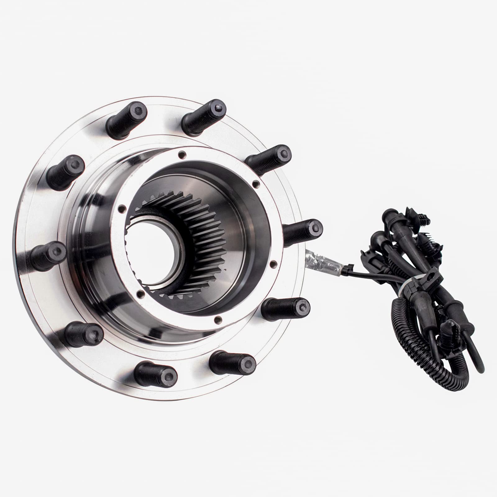 Trq Front Wheel Bearing & Hub Assembly 4Wd Compatible With 2017-2019 Ford F-450 Super Duty F-550 Super Duty