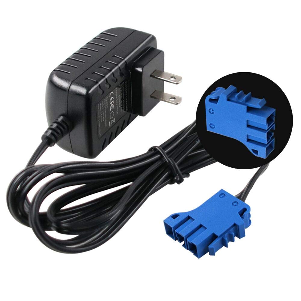 HZPOWEN 12V Battery Charger for Peg Perego John Deere & Polaris Ride On Cars - Blue Replacement Power Model SFN120100CH