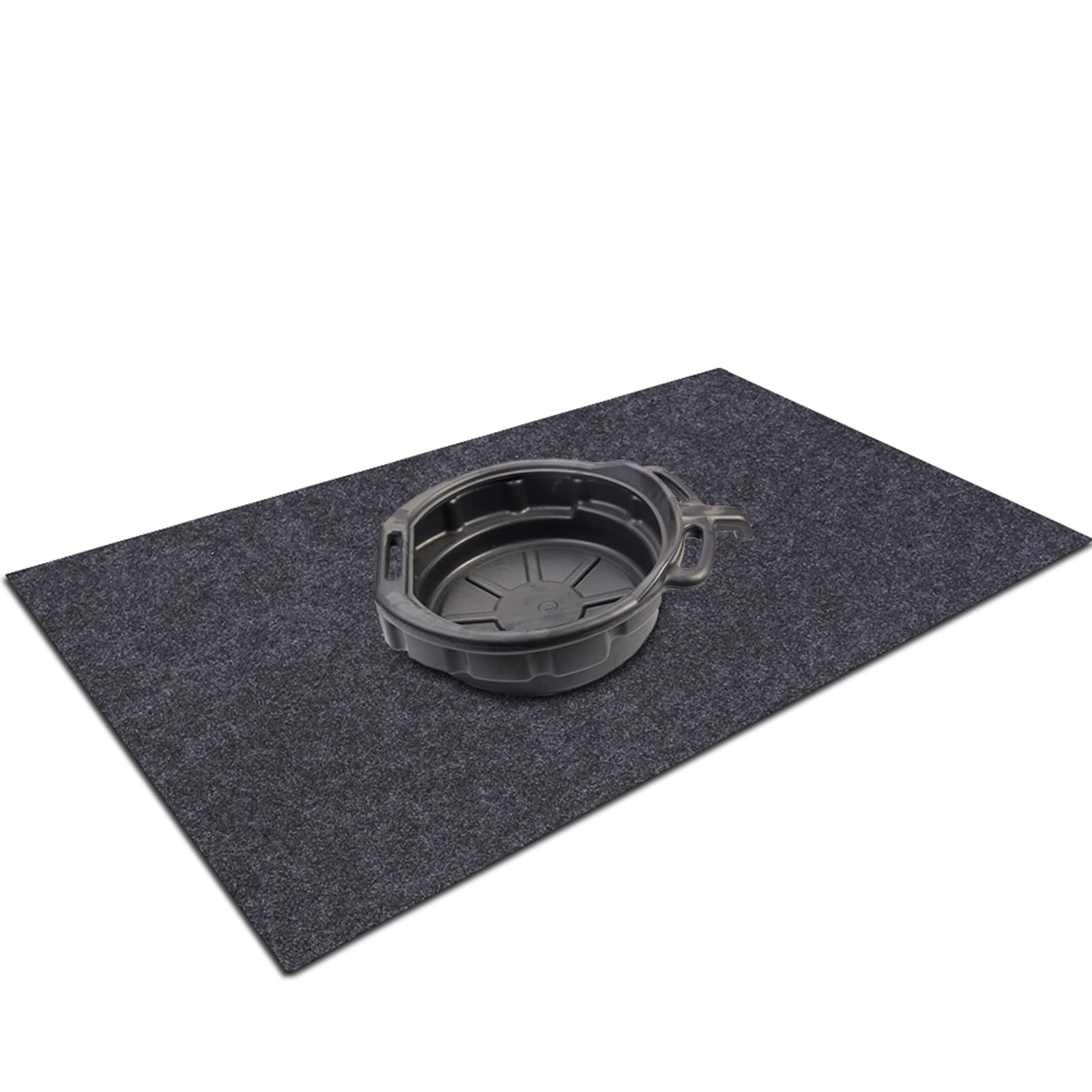 Meitola Cleanable Floor Oil Spill Mat (2'5 x 3') Oil Absorbing pad Durable Protective Surface Can be Used for car Oil Change
