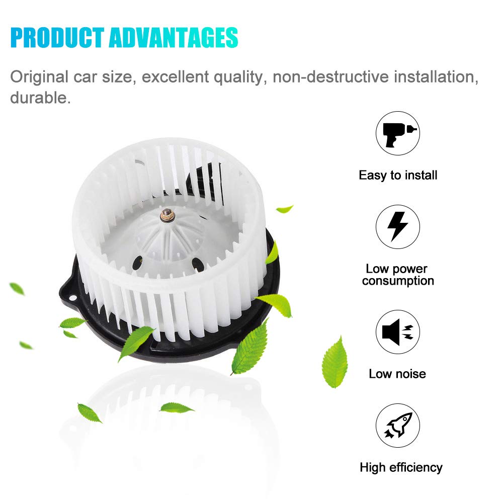 A ABIGAIL AC Heater Blower Motor Replacement for 2002-2008 Dodge Ram & Jeep Grand Cherokee, Model A0704BM, Replaces #5012701AB