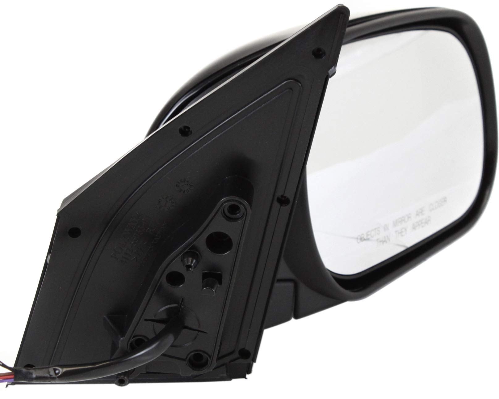 Kool Vue Mirror Compatible with 2009-2012 Toyota RAV4 Passenger Side Heated Manual Folding Power In-housing Signal Light Paintab