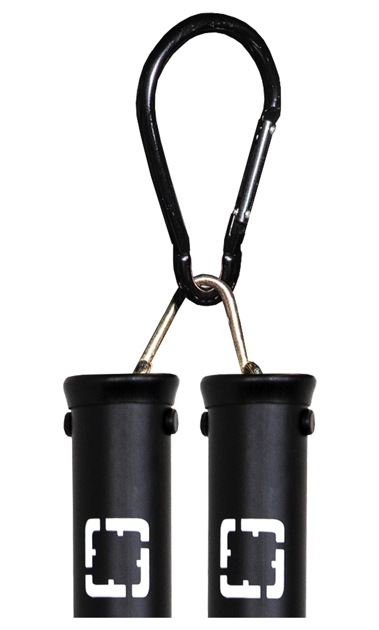 Tectran Heavy Duty Dual Spring Tender Kit  Abs Air Line Hose Support Spring W/Protective Sleeve  Black  (16'' Length W/3-Hole Te