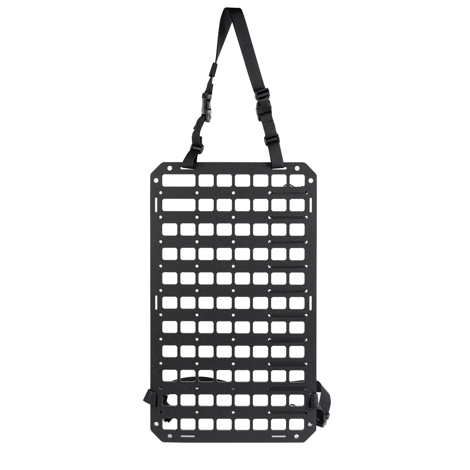 Tacnex Rigid Molle Panel For Car Seat Back Organizer Vehicle Edc Tactical Gear Holder Pouch Holster Mount Rack Modular Storage P