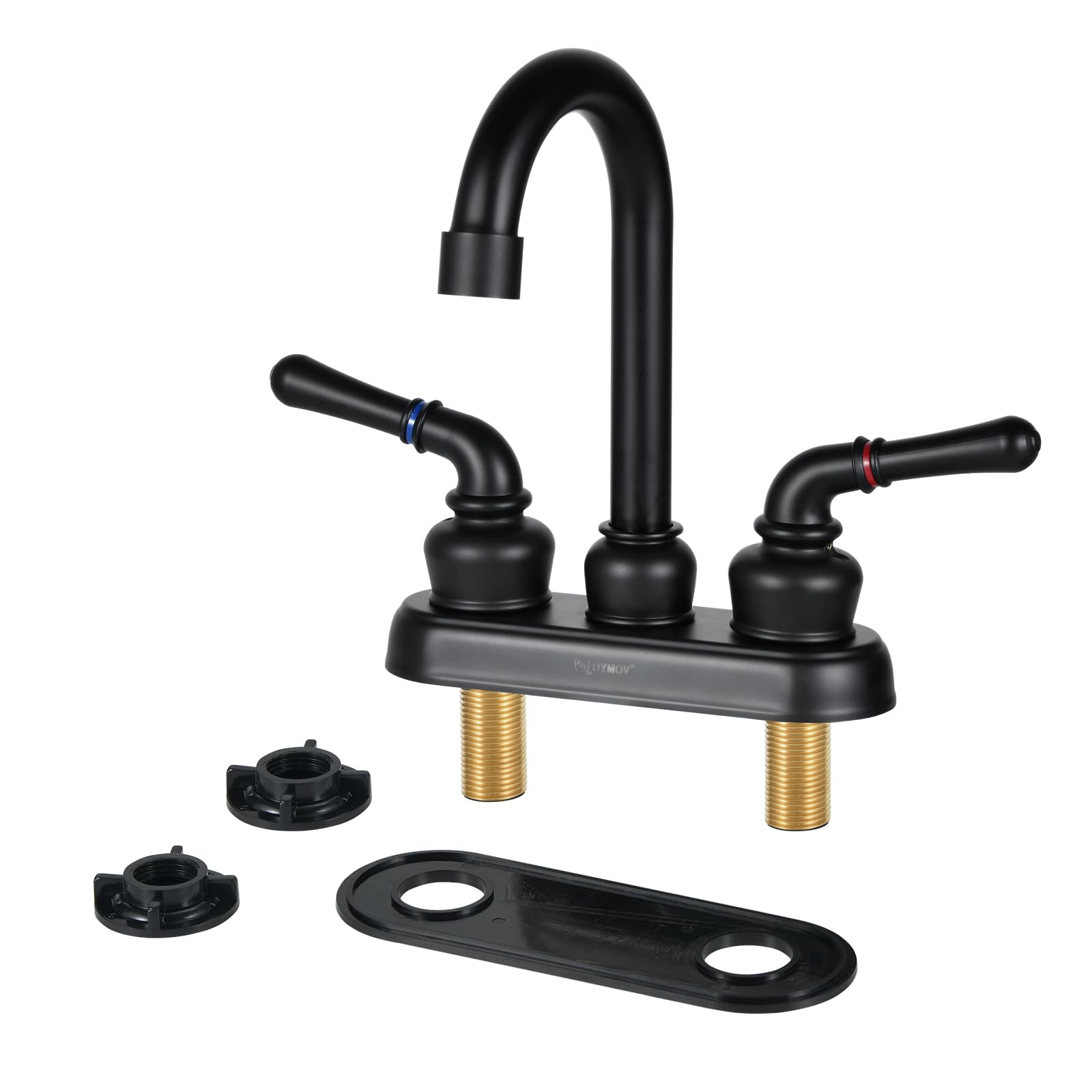 Rv Bathroom Sink Faucet Matte Black - Rv Sink Faucet For Bathroom Faucet Replacement For Rvs, Campers, Fifth Wheels, Motor Homes