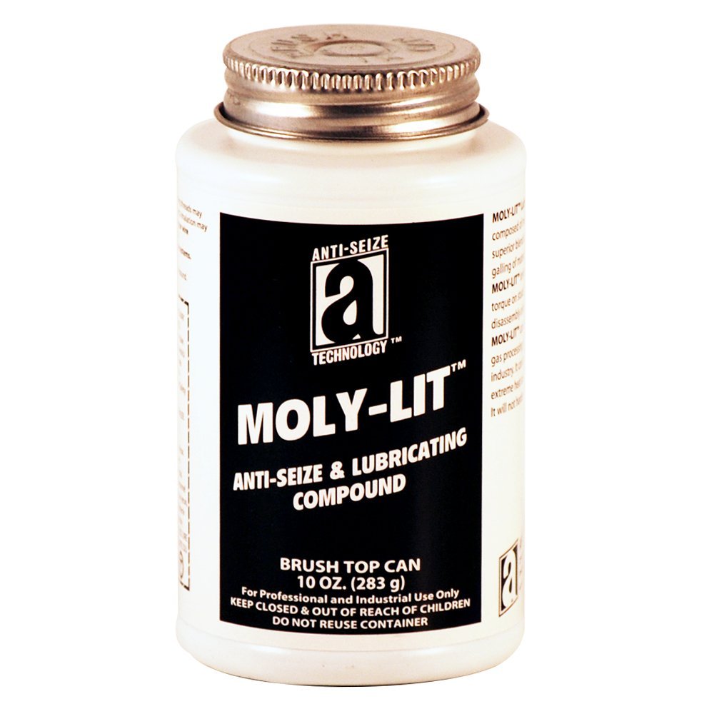 Moly-LIT 12012 Molydbenum Disulfide and Graphite Anti-Seize Compound, 10 oz, Black, Paste