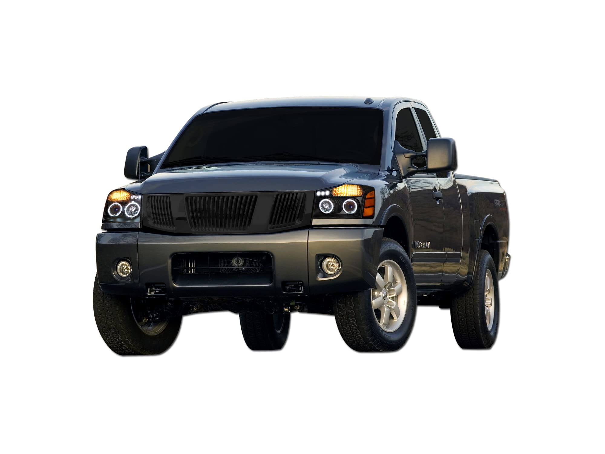 Armordillo 2004-2007 Nissan Titan Vertical Grille Gloss Black