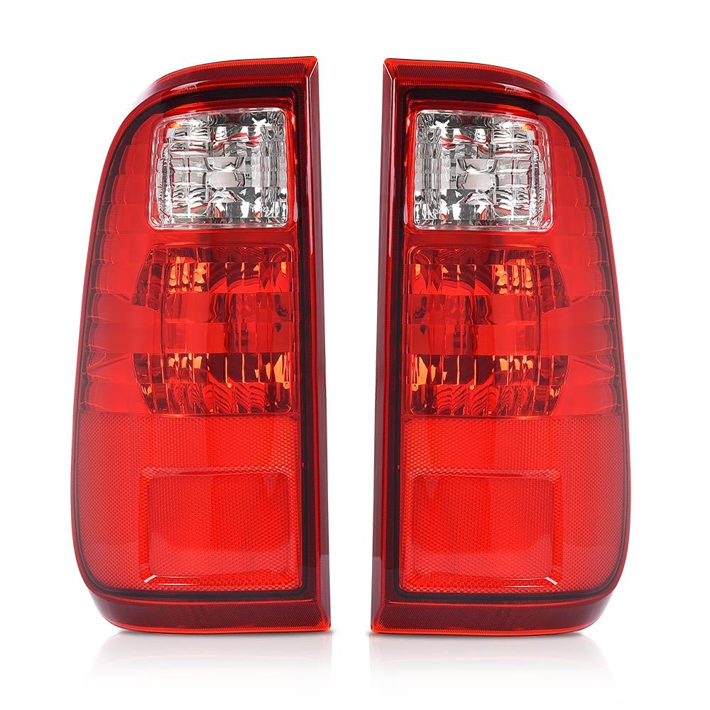 CHEDA Tail Lights Lamp Pair w/o Bulbs Compatible with Ford F250 F350 F450 F550 Super Duty 2008-2016 BC3Z13404A, BC3Z13405A, FO28